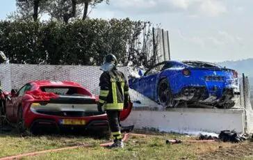 Ferrari Incidente