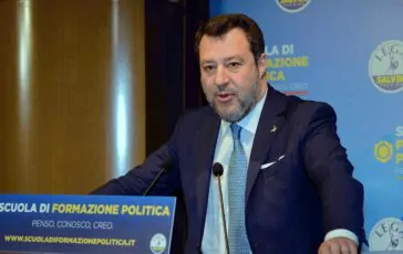 Matteo Salvini alla scuola di formazione politica della Lega