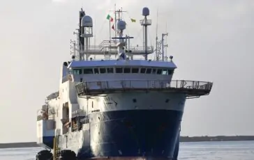 La nave Geo Barents è attesa l porto di Bari