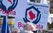 Una recente manifestazione contro le modifiche al Superbonus