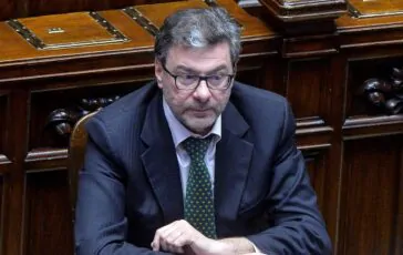 Il ministro dell'Economia Giancarlo Giorgetti