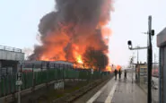 incendio in due magazzini di Amburgo