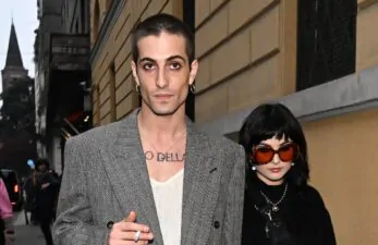 Damiano con Giorgia Soleri