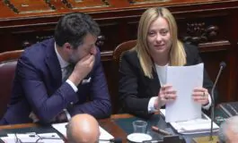 Giorgia Meloni e Matteo Salvini