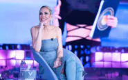 Ilary Blasi a Verissimo look total denim