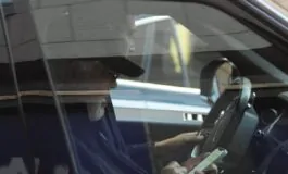 Flavio Briatore in auto