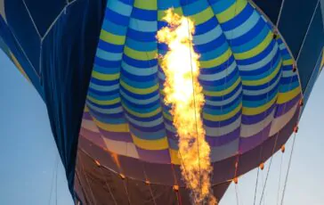 mongolfiera fuoco Messico