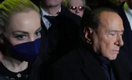 Silvio Berlusconi con la compagna Marta Fascina