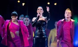 Julia Sanina sul palco dell'Eurovision 2023