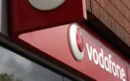 Negozio Vodafone scritta