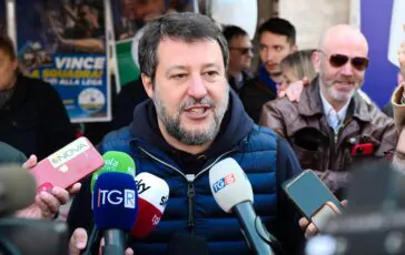 Il leader leghista, ministro e vicepremier Matteo Salvino