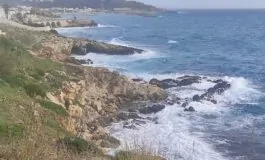 Santa Maria di Leuca, si stacca un pezzo di roccia e il tacco si accorcia di un metro: i dettagli