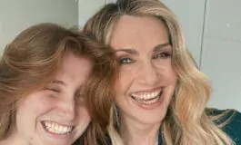 Lorella Cuccarini e figlia