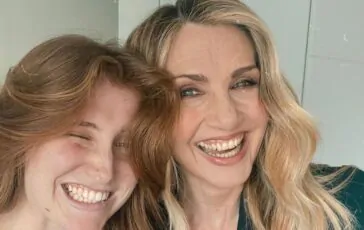 Lorella Cuccarini e figlia