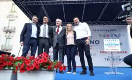 Comizio Centrodestra Catania polemiche per diretta RaiNews24