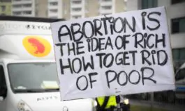 cartello contro aborto