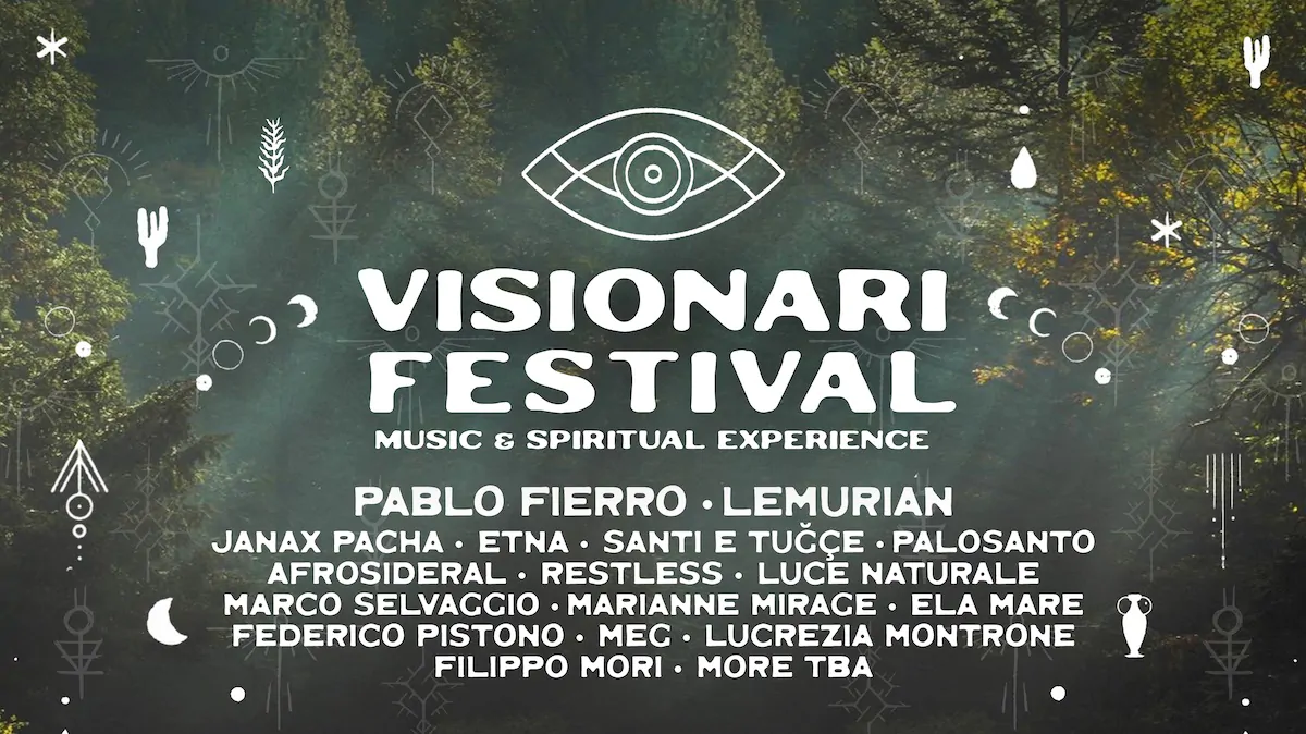 visionari festival 2023 flyer rettangolare