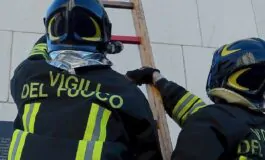 Incendio in un centro massaggi a Milano