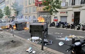 scontri a Marsiglia