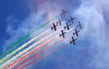 Aerei acrobatici delle Frecce Tricolori