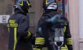 salvataggio anziano Incendi in Calabri