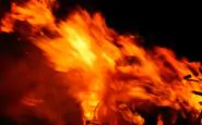 Incendio a Bagnara Calabra