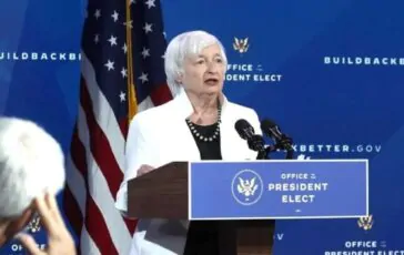 Segretaria al Tesoro americana Janet Yellen