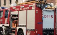 Incendio a San Giorgio Jonico