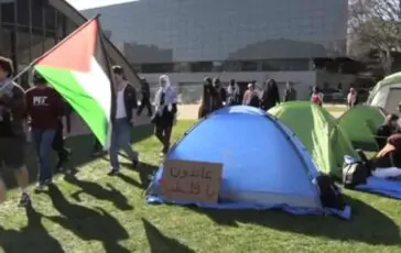 Ondata di proteste filo palestinesi nelle università