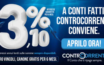 Interessi fino al 3,10% con ControCorrente, il conto corrente remunerato di IBL Banca