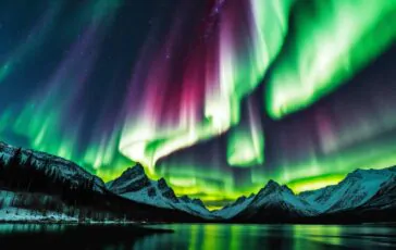 Aurora boreale Italia