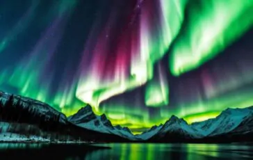 Aurora boreale Italia