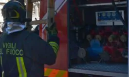 Vigili del fuoco al lavoro