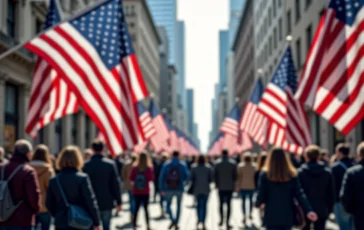 Donald Trump festeggia la vittoria elettorale del 2023