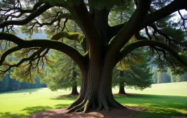 Immagine del gigante verde nella Val di Ledro