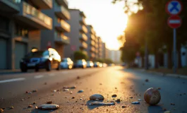 Incidente tra volanti della polizia a Monte Mario