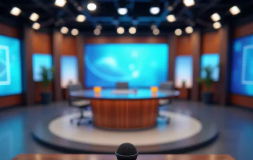 Maria Paola durante la sua avventura ad Affari Tuoi