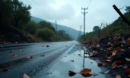 Immagine della popolazione di Stromboli in cerca di aiuto