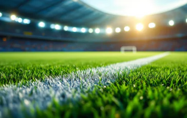 Felipe Bergoglio, difensore argentino in azione sul campo