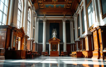 Giorgia Meloni durante un intervento in Parlamento