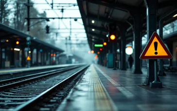 Immagine che illustra i disagi sulla linea Milano-Genova