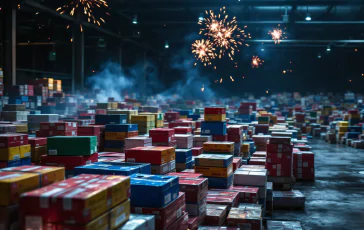 Fuochi d'artificio sequestrati in Sicilia e Campania