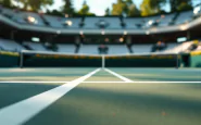 Giocatori di tennis italiani festeggiano un trionfo