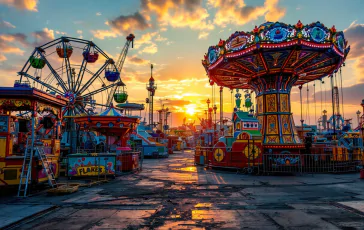 Luna park Pellerina a Torino dopo l'incidente mortale
