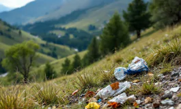 Vista panoramica di Roccaraso affollata da turisti