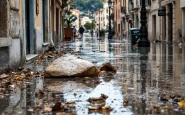 Imagen de los daños causados ​​por el temporal en la isla de Elba