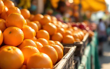 Imagen del símbolo de naranjas en sueños relacionados con la comida
