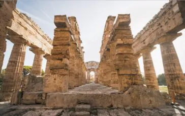 Zona arqueológica de Paestum Templo de Neptuno