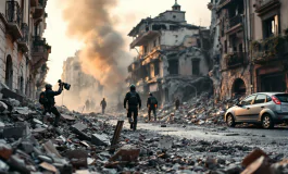 Palazzina crollata nel quartiere Monteverde a Roma