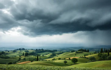 Image of Florence during the bad weather emergency